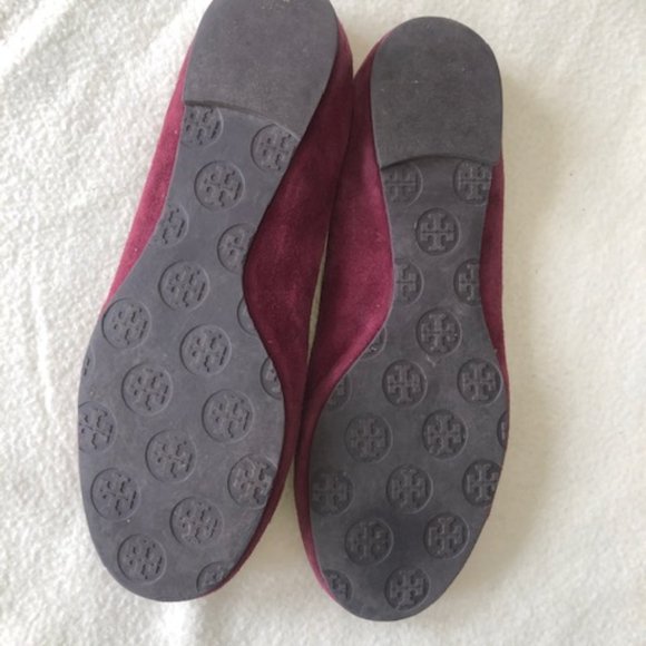 Tory Burch Reva Suede Flats - Picture 2 of 5